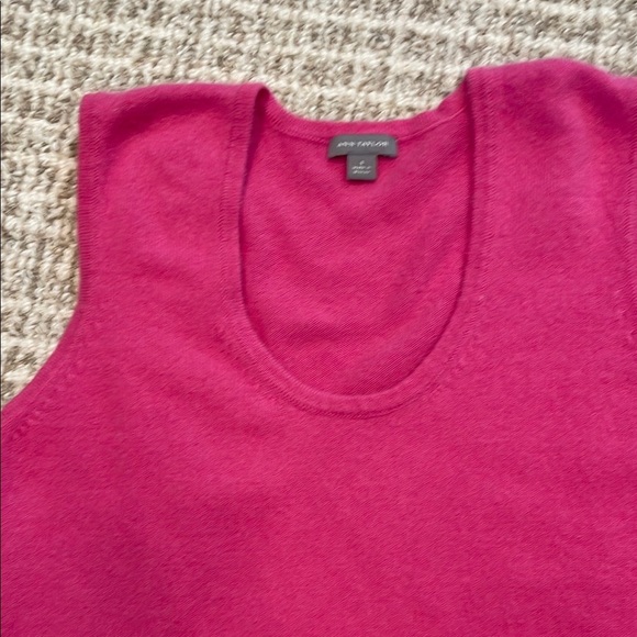 Ann Taylor 100% Cashmere Tank Top Sz Sm - Picture 2 of 4